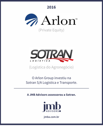 O Arlon Group investiu na Sotran S/A Logística e Transporte.