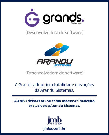 A Grands adquiriu a totalidade das ações da Arandu Sistemas